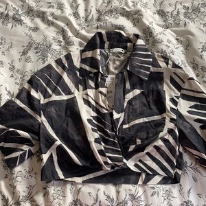 Zara - Print crop top